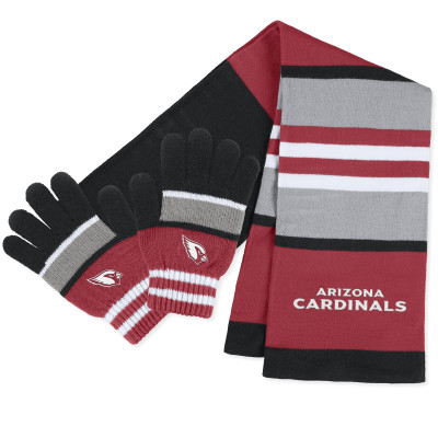 Женская Шарф Arizona Cardinals WEAR by Erin Andrews Stripe Glove & Set