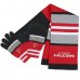 WoAtlanta Falcons WEAR by Erin Andrews Stripe Glove & Scarf Set