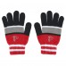 WoAtlanta Falcons WEAR by Erin Andrews Stripe Glove & Scarf Set