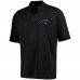 Carolina Panthers Antigua Black Pique Xtra-Lite Polo