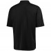 Carolina Panthers Antigua Black Pique Xtra-Lite Polo