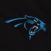 Carolina Panthers Antigua Black Pique Xtra-Lite Polo