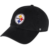 Бейсболка Pittsburgh Steelers 47 Brand Black Cleanup