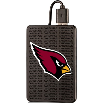 Проводной Power Bank Arizona Cardinals Text Backed 2000 mAh - оригинальные аксессуары NFL Аризона Кардиналс