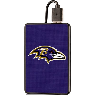 Проводной Power Bank Baltimore Ravens Solid 2000 mAh - оригинальные аксессуары NFL Балтимор Равенс