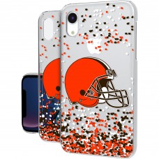 Чехол на iPhone Cleveland Browns iPhone with Confetti Design