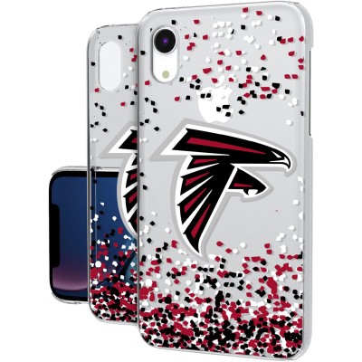 Чехол на iPhone Atlanta Falcons iPhone with Confetti Design - оригинальные аксессуары NFL Атланта Фэлконс