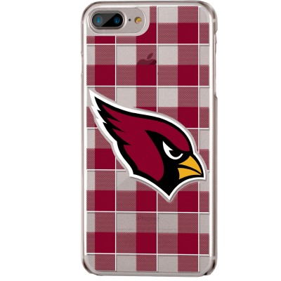 Чехол на iPhone Arizona Cardinals iPhone with Plaid Design - оригинальные аксессуары NFL Аризона Кардиналс