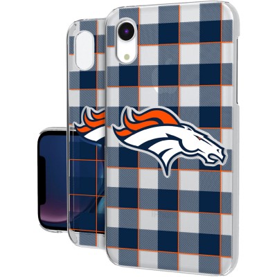 Чехол на iPhone Denver Broncos iPhone with Plaid Design