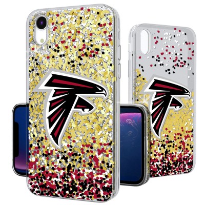 Чехол на iPhone Atlanta Falcons iPhone with Confetti Design - оригинальные аксессуары NFL Атланта Фэлконс