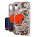 Чехол на iPhone Cleveland Browns iPhone Clear Paisley Design - оригинальные аксессуары NFL Кливлэнд Браунс Чехол на iPhone Cleveland Browns iPhone Clear Paisley Design - оригинальные аксессуары NFL Кливлэнд Браунс