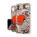 Чехол на iPhone Cleveland Browns iPhone Clear Paisley Design - оригинальные аксессуары NFL Кливлэнд Браунс