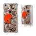 Чехол на iPhone Cleveland Browns iPhone Clear Paisley Design - оригинальные аксессуары NFL Кливлэнд Браунс