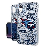 Чехол на iPhone Tennessee Titans iPhone Clear Paisley Design