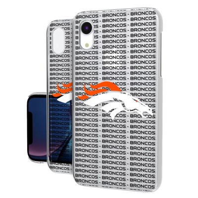 Чехол на iPhone Denver Broncos iPhone Clear Text Backdrop Design