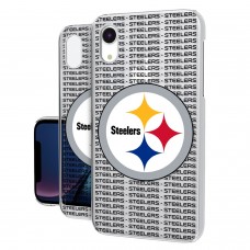 Чехол на iPhone Pittsburgh Steelers iPhone Clear Text Backdrop Design