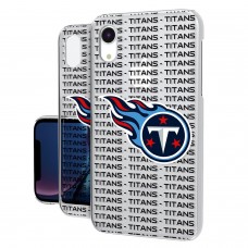 Чехол на iPhone Tennessee Titans iPhone Clear Text Backdrop Design
