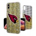 Чехол на iPhone Arizona Cardinals iPhone Text Backdrop Design - оригинальные аксессуары NFL Аризона Кардиналс
