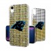 Чехол на iPhone Carolina Panthers iPhone Text Backdrop Design - оригинальные аксессуары NFL Каролина Пантэрз