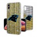 Чехол на iPhone Carolina Panthers iPhone Text Backdrop Design - оригинальные аксессуары NFL Каролина Пантэрз