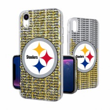 Чехол на iPhone Pittsburgh Steelers iPhone Text Backdrop Design