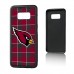 Чехол на телефон Samsung Arizona Cardinals Galaxy Plaid Design - оригинальные аксессуары NFL Аризона Кардиналс
