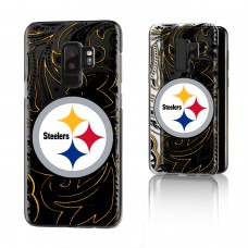 Чехол на телефон Samsung Pittsburgh Steelers Galaxy Clear Paisley Design