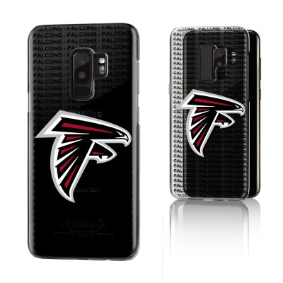 Чехол на телефон Samsung Atlanta Falcons Galaxy Clear Text Backdrop Design - оригинальные аксессуары NFL Атланта Фэлконс