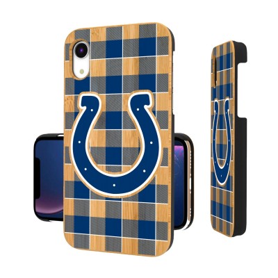 Чехол на iPhone Indianapolis Colts iPhone Bamboo Plaid Design