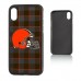 Чехол на iPhone Cleveland Browns iPhone Plaid Design Bump Case - оригинальные аксессуары NFL Кливлэнд Браунс