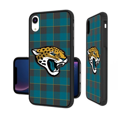 Чехол на телефон Чехол на iPhone Jacksonville Jaguars iPhone Plaid Design Bump