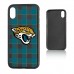 Чехол на телефон Чехол на iPhone Jacksonville Jaguars iPhone Plaid Design Bump