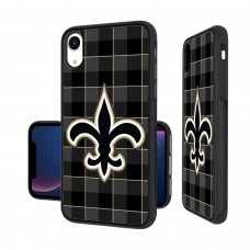 Чехол на iPhone New Orleans Saints iPhone Plaid Design Bump Case