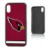 Чехол на iPhone Arizona Cardinals iPhone Stripe Design Bump Case - оригинальные аксессуары NFL Аризона Кардиналс