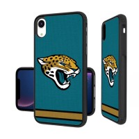 Чехол на iPhone Jacksonville Jaguars iPhone Stripe Design Bump Case