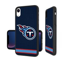 Чехол на iPhone Tennessee Titans iPhone Stripe Design Bump Case