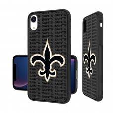 Чехол на iPhone New Orleans Saints iPhone Text Backdrop Design Bump Case