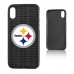 Чехол на телефон Чехол на iPhone Pittsburgh Steelers iPhone Text Backdrop Design Bump