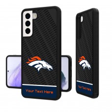 Именной чехол на телефон Samsung Denver Broncos EndZone Plus Design Galaxy