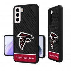 Именной чехол на телефон Samsung Atlanta Falcons EndZone Plus Design Galaxy
