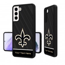Именной чехол на телефон Samsung New Orleans Saints EndZone Plus Design Galaxy