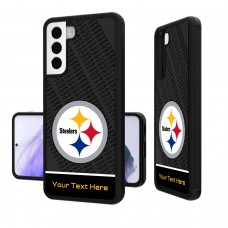 Именной чехол на телефон Samsung Pittsburgh Steelers EndZone Plus Design Galaxy