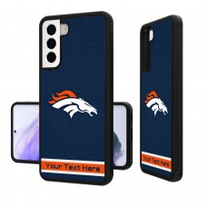 Именной чехол на телефон Samsung Denver Broncos Stripe Design Galaxy