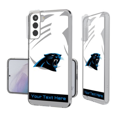 Именной чехол на телефон Samsung Carolina Panthers Tilt Design Galaxy - оригинальные аксессуары NFL Каролина Пантэрз