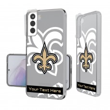 Именной чехол на телефон Samsung New Orleans Saints Tilt Design Galaxy