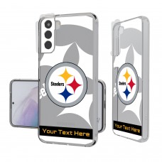 Именной чехол на телефон Samsung Pittsburgh Steelers Tilt Design Galaxy