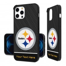 Именной чехол на iPhone Pittsburgh Steelers EndZone Plus Design