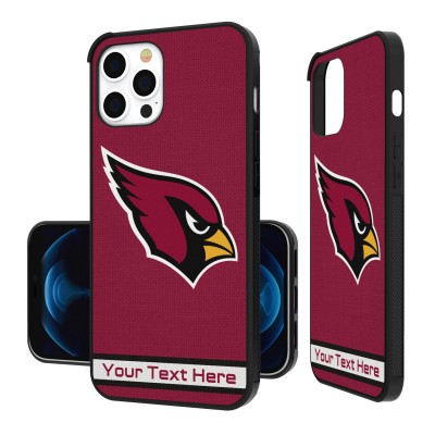 Именной чехол на iPhone Arizona Cardinals Stripe Design - оригинальные аксессуары NFL Аризона Кардиналс