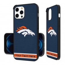 Именной чехол на iPhone Denver Broncos Stripe Design
