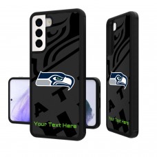 Именной чехол на телефон Samsung Seattle Seahawks Tilt Design Galaxy